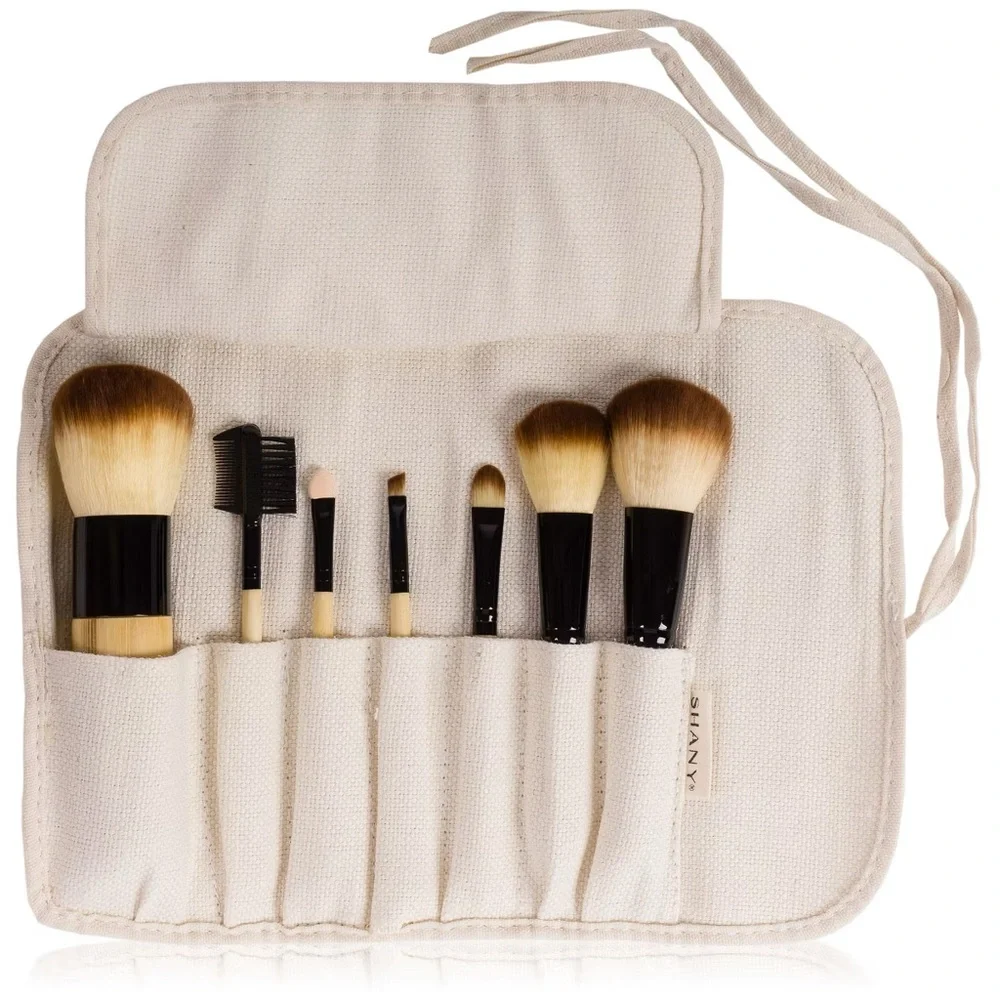 SHANY Bamboo Brush Set - Vegan Brushes - 7 pieces, NEW